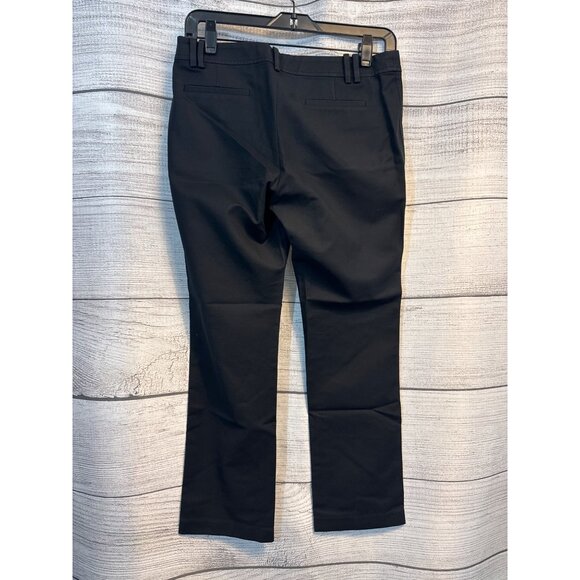 Derek Lam Crosby 10 Black Slim Straight Dress Pants Size 0 - Picture 2 of 4